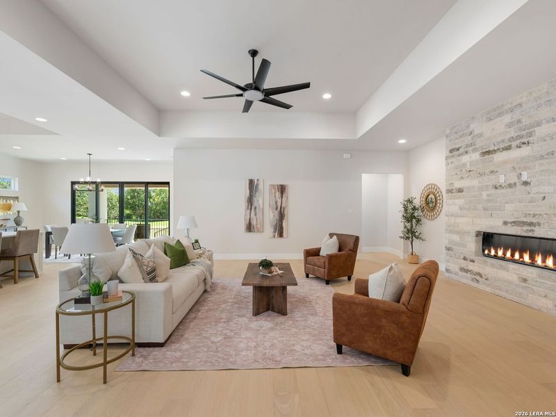 Furnished interior view inside a new home in , San Antonio (Image 6).