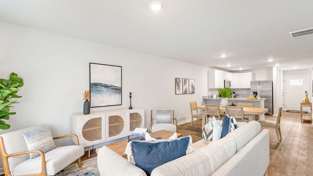 Furnished interior view inside a new home in Marion Village, Santee (Image 12).