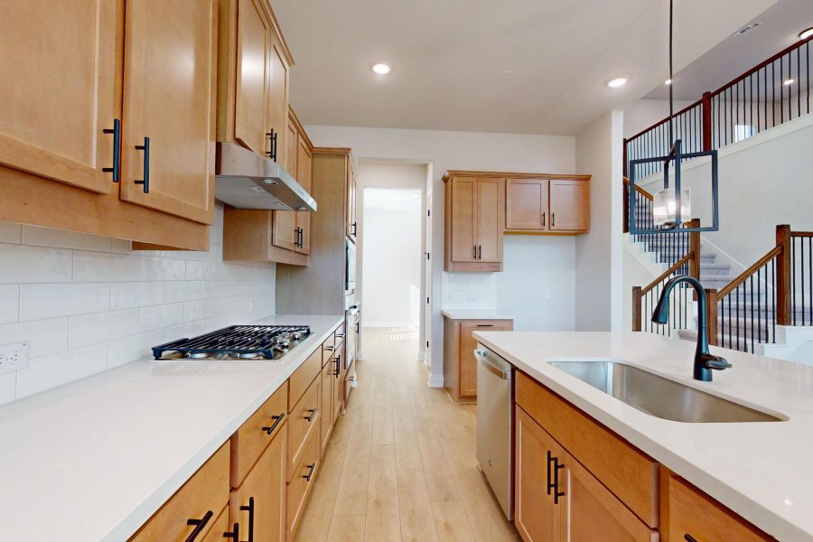 Furnished interior view inside a new home in Edgewood, Leander (Image 8). Furnished interior view inside a new home in Edgewood, Leander (Image 8).