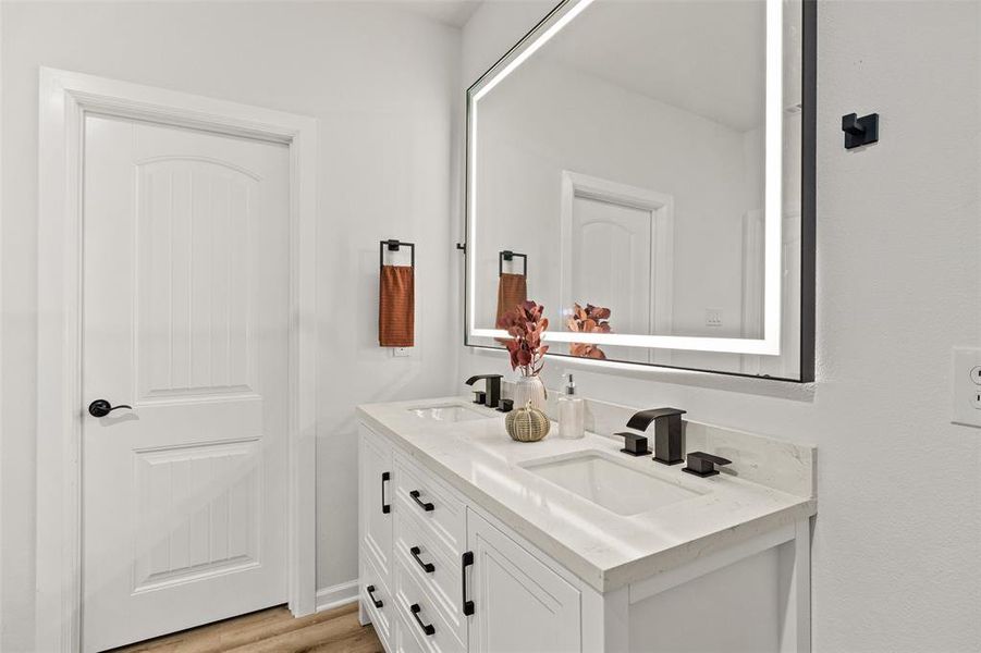 Furnished interior view inside a new home in , Woodway (Image 15). Furnished interior view inside a new home in , Woodway (Image 15).