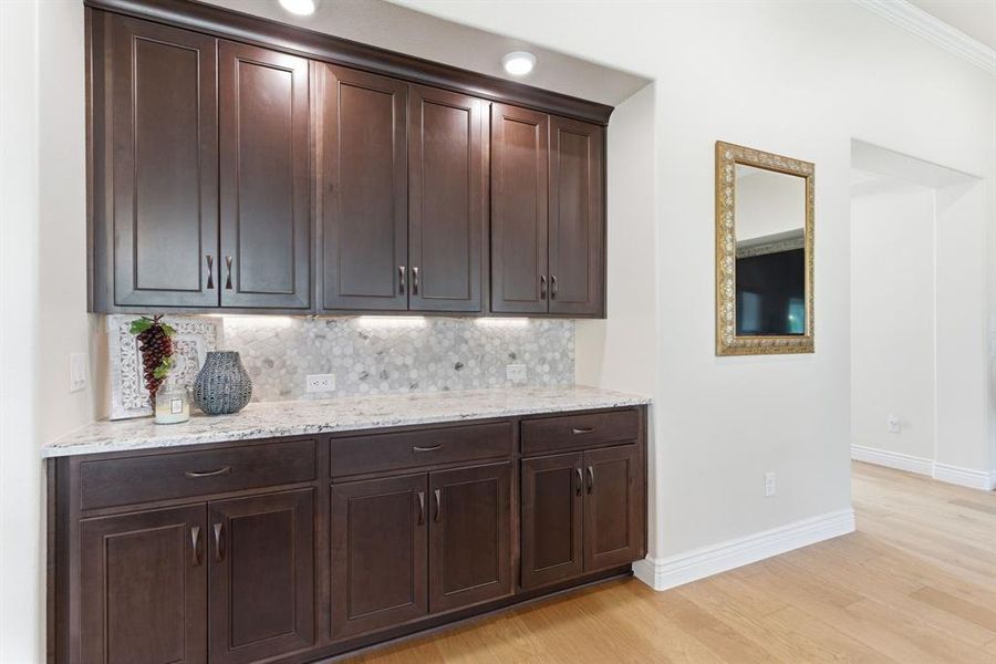 Furnished interior view inside a new home in , Denton (Image 34).
