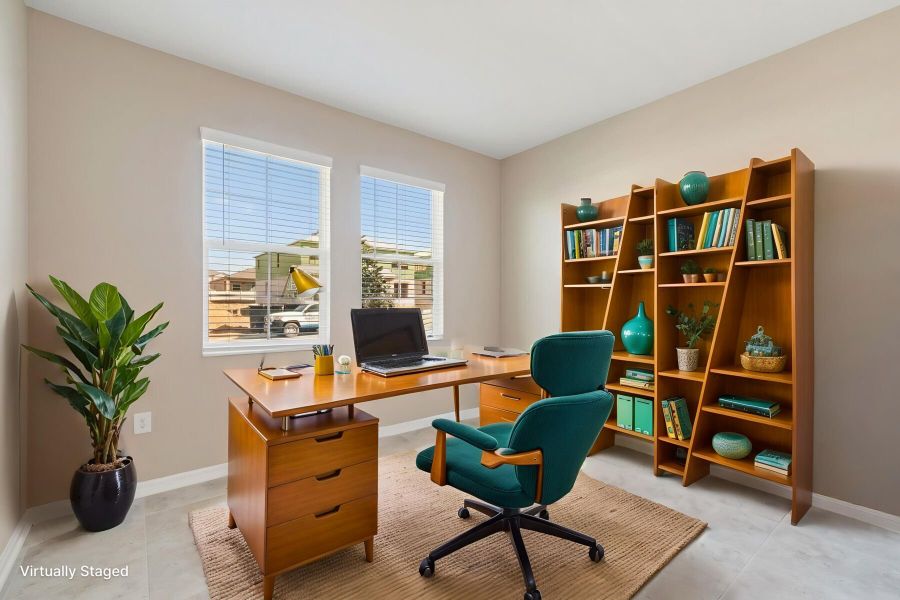 Den - Virtually Staged