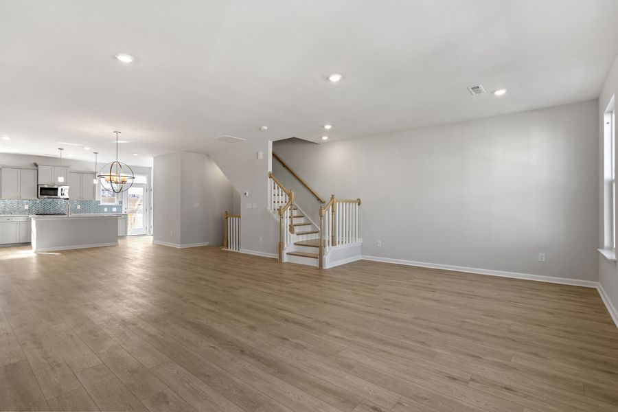 Spacious, unfurnished interior of a new home in Renaissance at White Oak, Garner (Image 21).