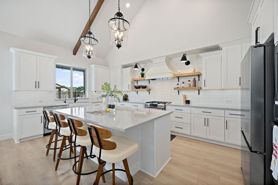 Furnished interior view inside a new home in , Van Alstyne (Image 6).