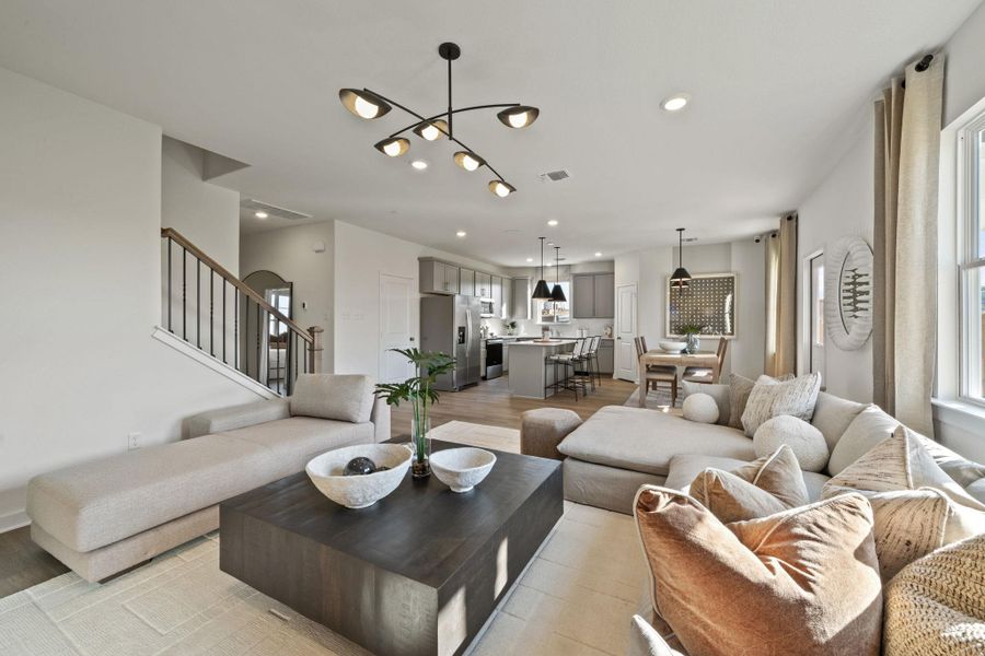 Furnished interior view inside a new home in Skyview, Belton (Image 10).