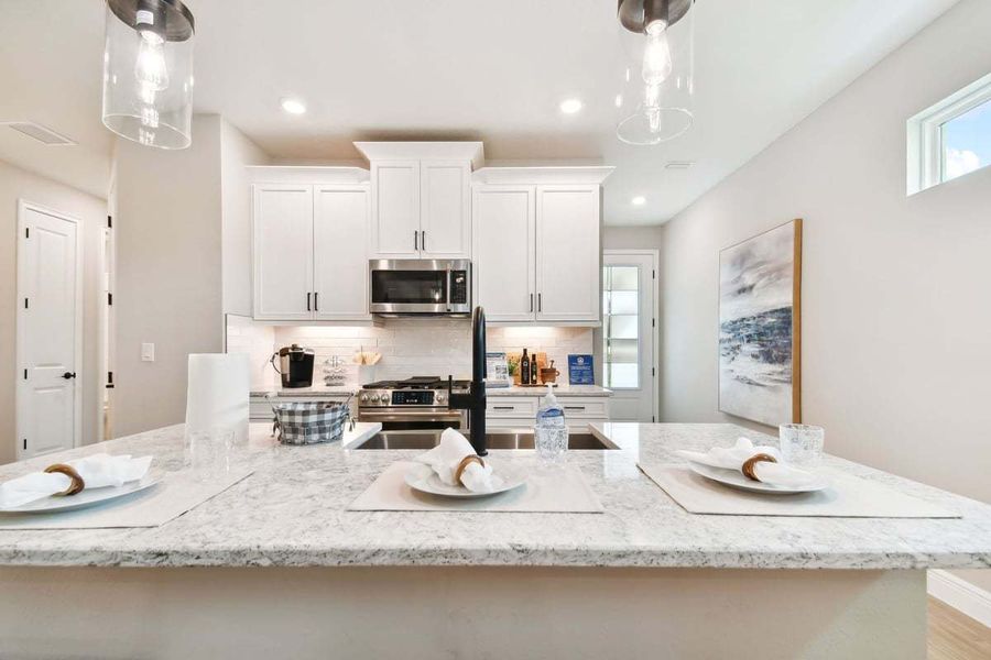 Representative furnished interior of a home built from the Sandpiper by William Ryan Homes in Fairway Pointe - Villa Community, Sun City Center (Image 14).