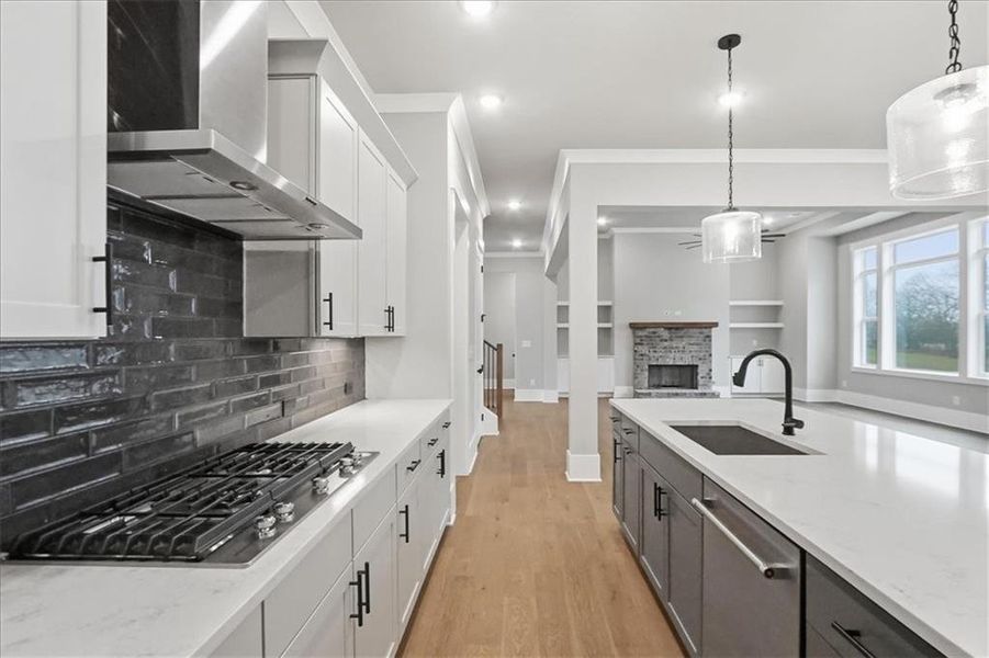 Furnished interior view inside a new home in Old Town Estates, Dacula (Image 17).