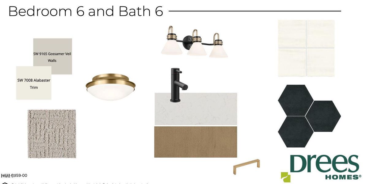 Bedroom 6 and Bath Bedroom 6 and Bath