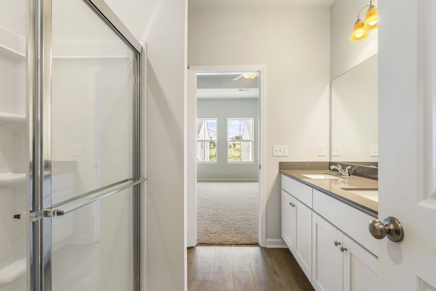 Furnished interior view inside a new home in Edwards Station, Taylors (Image 10).