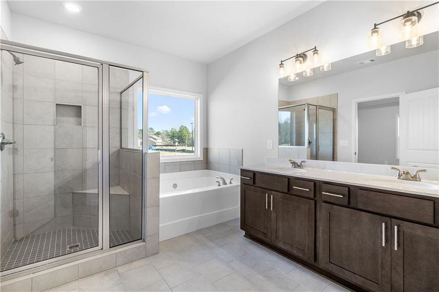 Furnished interior view inside a new home in Harmony Farms, Eatonton (Image 3).