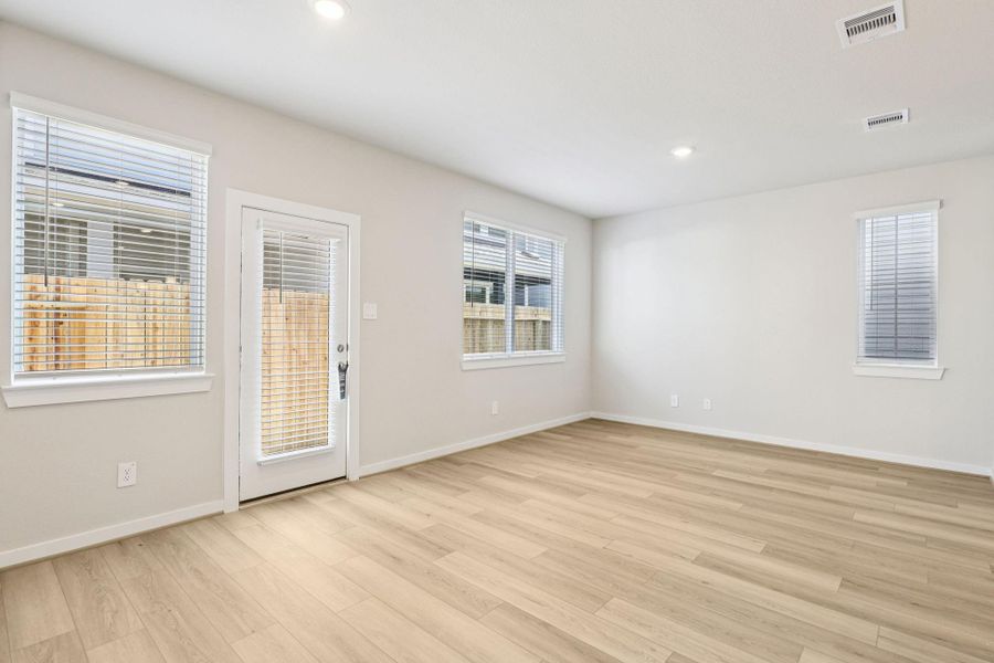 Photo is not of the actual home, but is an inspirational photo of builder’s model home and may depict options, furnishings, and/or decorator features that are not included