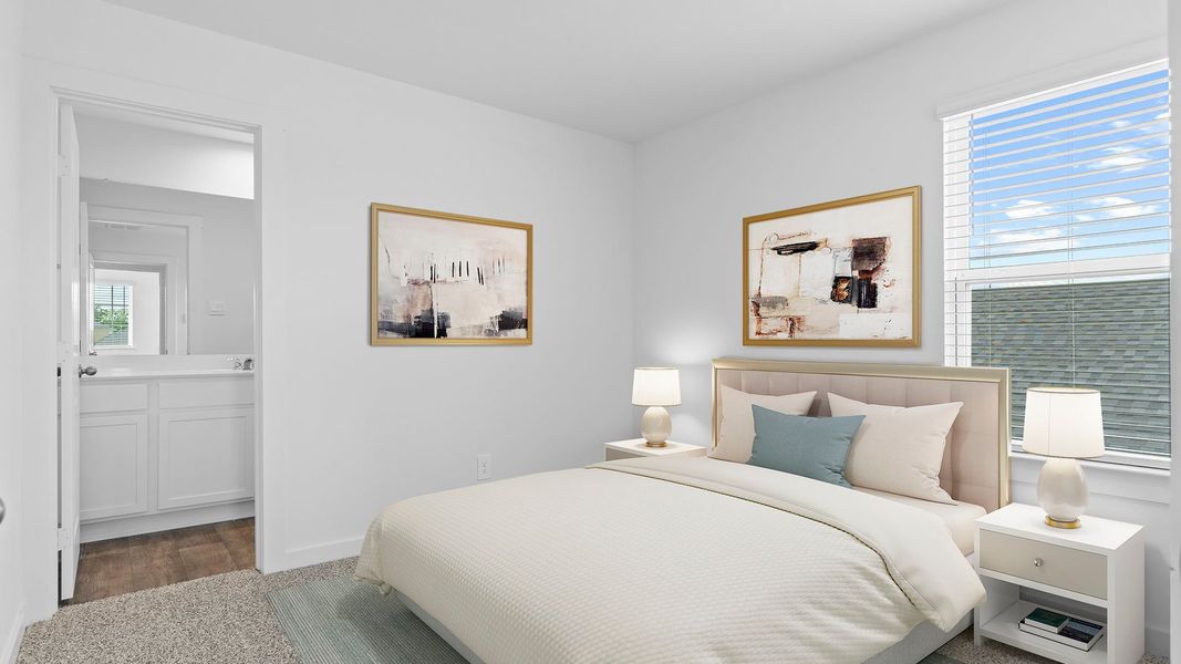 Furnished interior view inside a new home in Tamarron, Fulshear (Image 18). Furnished interior view inside a new home in Tamarron, Fulshear (Image 18).