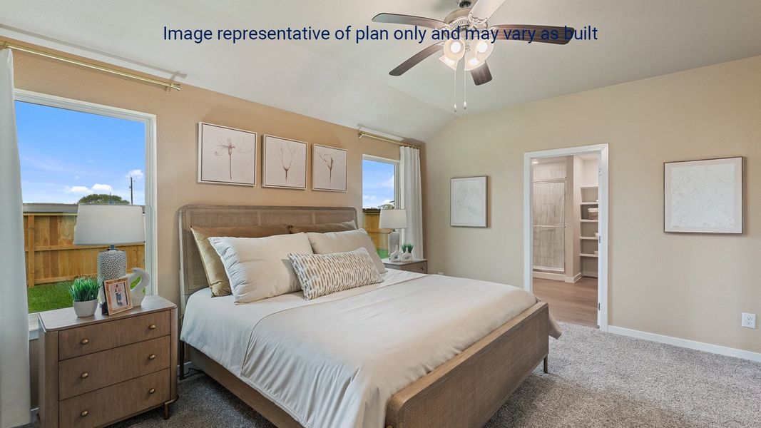 Furnished interior view inside a new home in King's Landing, Corpus Christi (Image 16).