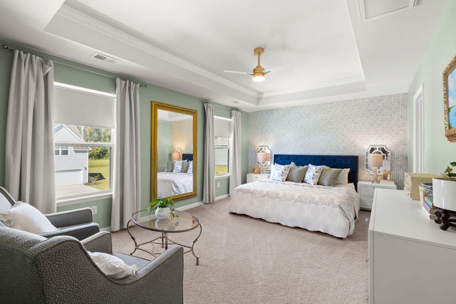 Furnished interior view inside a new home in The Ponds, Summerville (Image 10). Furnished interior view inside a new home in The Ponds, Summerville (Image 10).