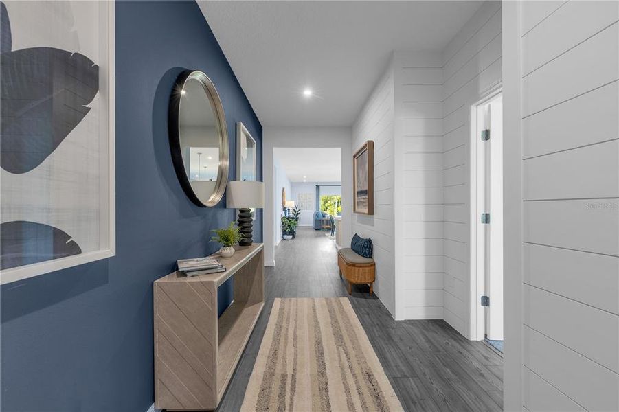 Furnished interior view inside a new home in Green Leaf, West Melbourne (Image 6).