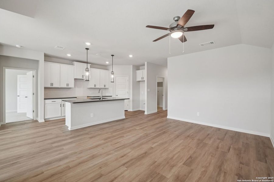 Spacious, unfurnished interior of a new home in Arcadia Ridge - Premier Series, San Antonio (Image 21). Spacious, unfurnished interior of a new home in Arcadia Ridge - Premier Series, San Antonio (Image 21).
