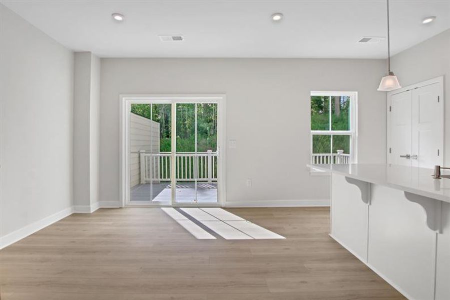 Spacious, unfurnished interior of a new home in Park Ridge at Sugar Hill, Sugar Hill (Image 13). Spacious, unfurnished interior of a new home in Park Ridge at Sugar Hill, Sugar Hill (Image 13).