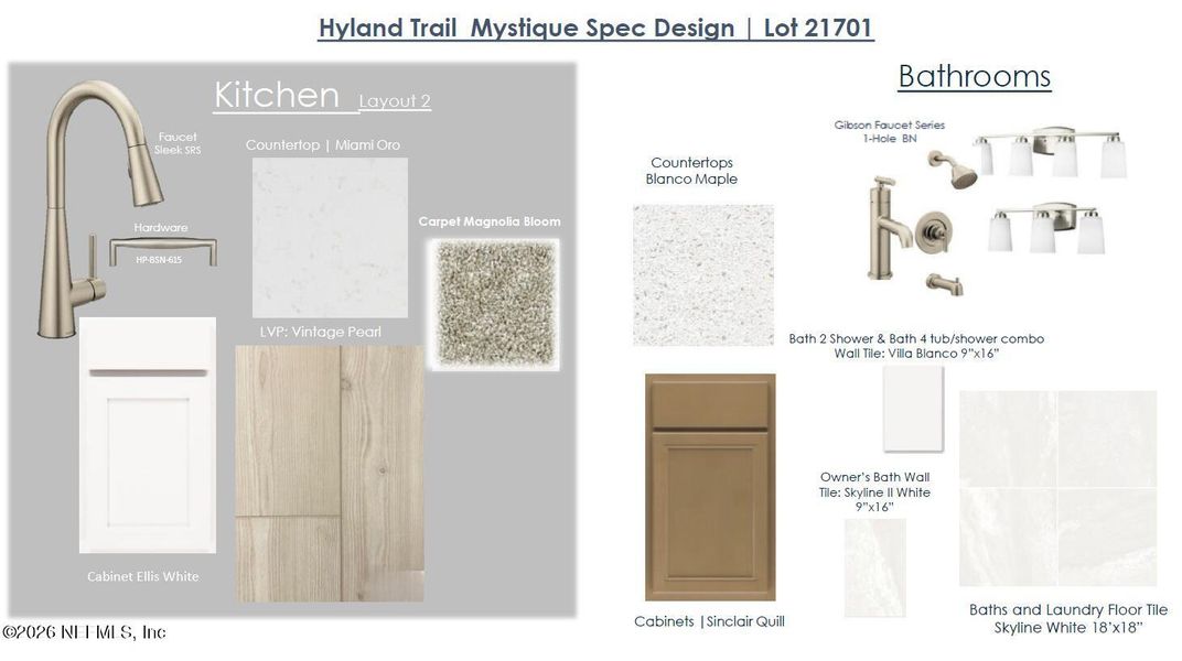Sample of building materials used in homes in Hyland Trail, Green Cove Springs (Image 23).