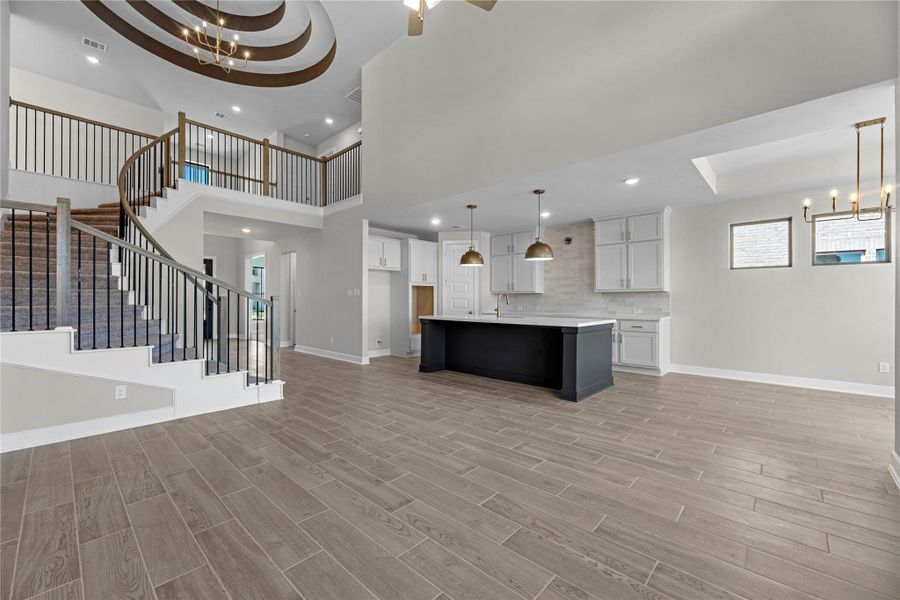Furnished interior view inside a new home in Sunterra, Katy (Image 3).