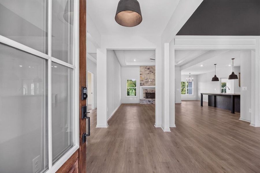 Spacious, unfurnished interior of a new home in Veal Meadows, Roopville (Image 47). Spacious, unfurnished interior of a new home in Veal Meadows, Roopville (Image 47).
