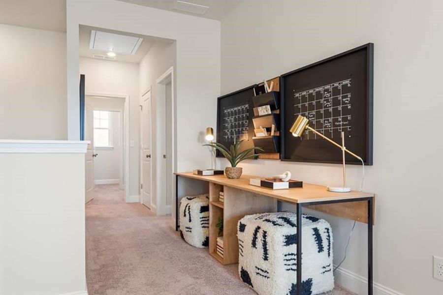 Furnished interior view inside a new home in Bailey Fence, Dacula (Image 19).