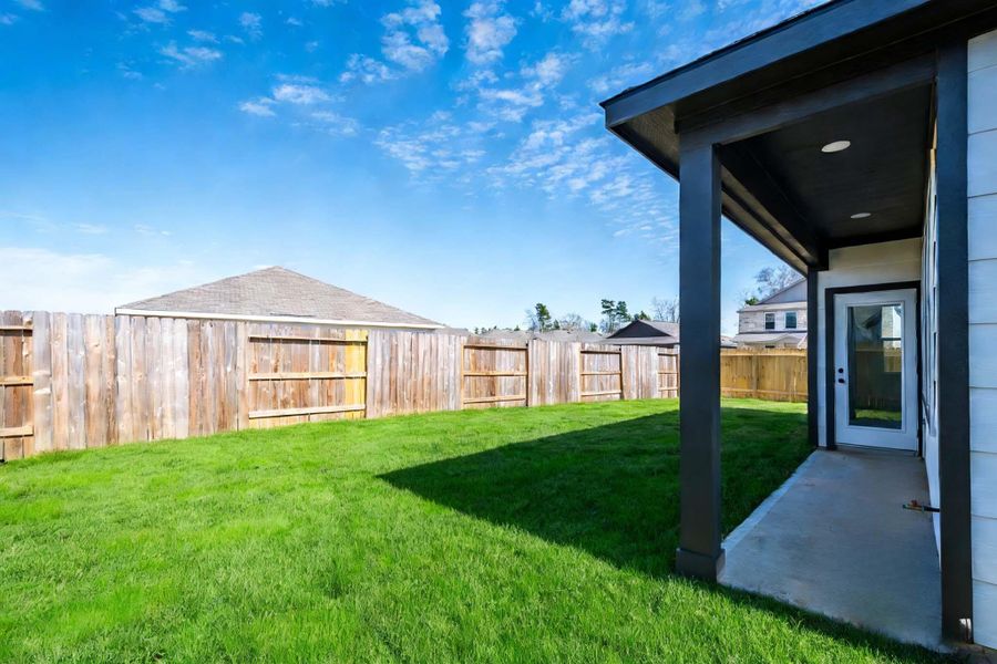 Covered patio