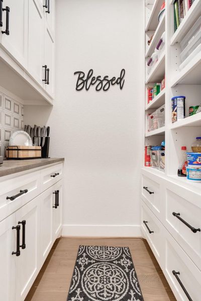 View of storage area