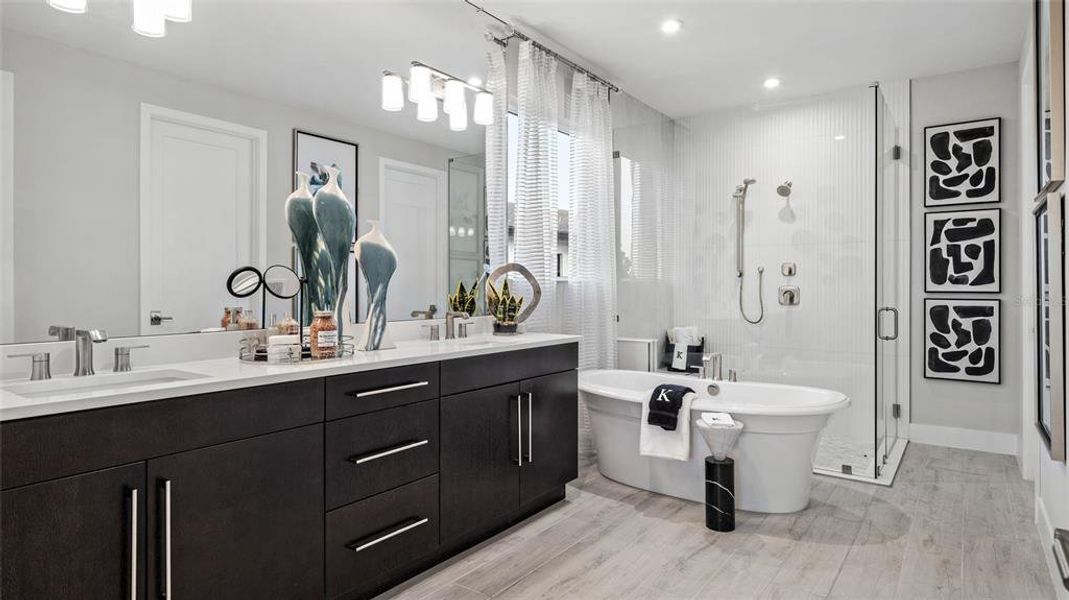 Furnished interior view inside a new home in Cresswind at Lake Harris, Tavares (Image 3).