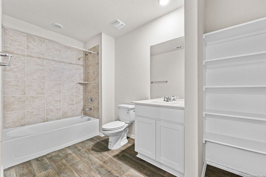 Furnished interior view inside a new home in Redbird Ranch, San Antonio (Image 5).
