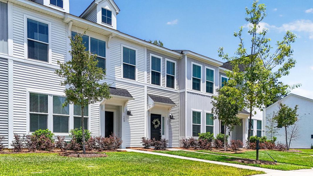 Front exterior of a new home in , Summerville, SC, highlighting curb appeal (Image 1). Front exterior of a new home in , Summerville, SC, highlighting curb appeal (Image 1).