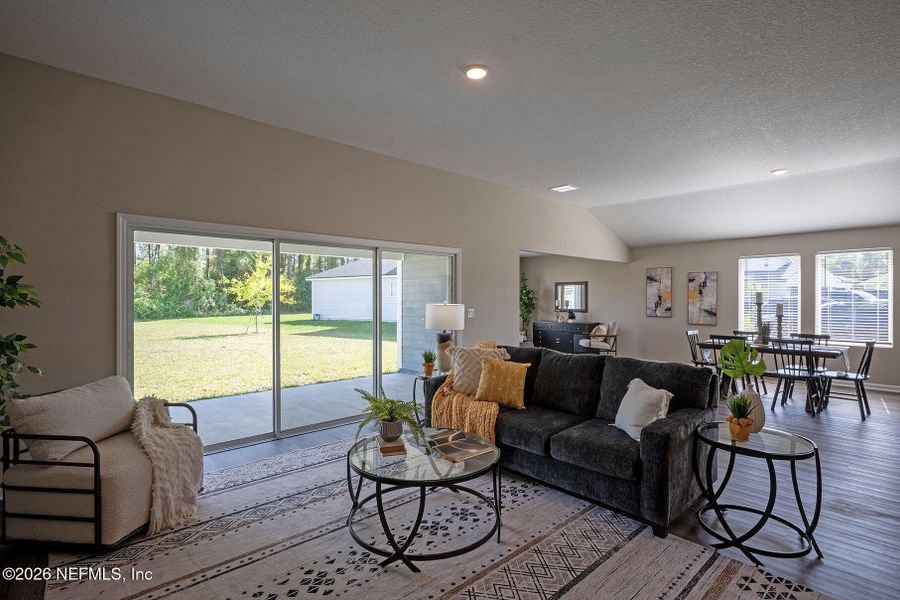 Furnished interior view inside a new home in Edinburgh Village, Jacksonville (Image 40).