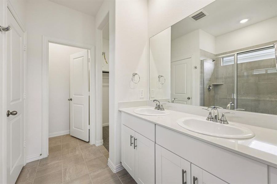 Furnished interior view inside a new home in Parks at Foster Crossing - Spring Series, Anna (Image 14).