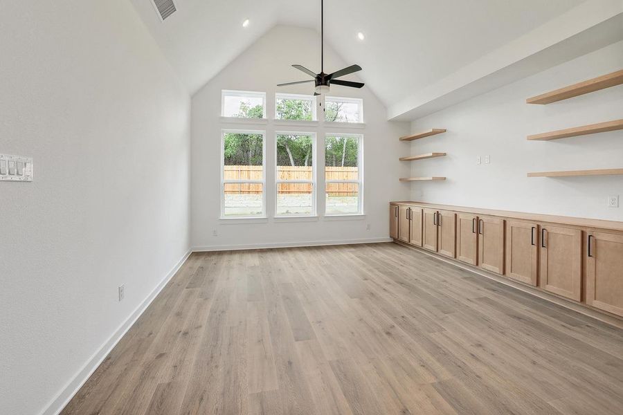 Spacious, unfurnished interior of a new home in Parkside Peninsula, Georgetown (Image 21). Spacious, unfurnished interior of a new home in Parkside Peninsula, Georgetown (Image 21).