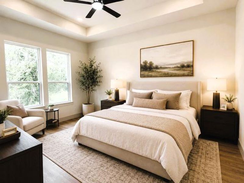 Furnished interior view inside a new home in , Fort Worth (Image 7). Furnished interior view inside a new home in , Fort Worth (Image 7).