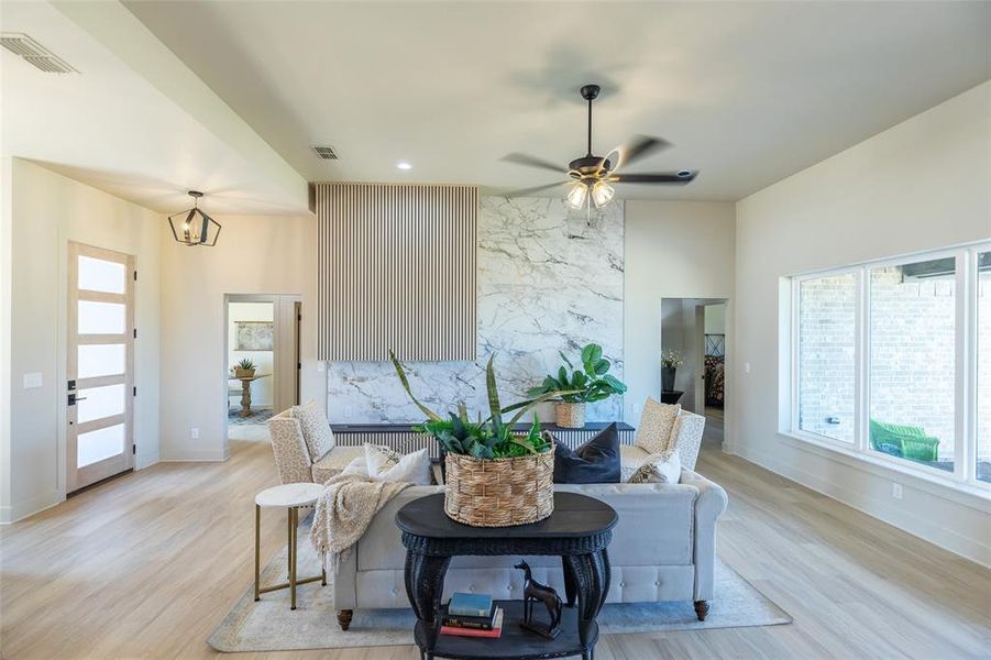 Furnished interior view inside a new home in , Abilene (Image 33).