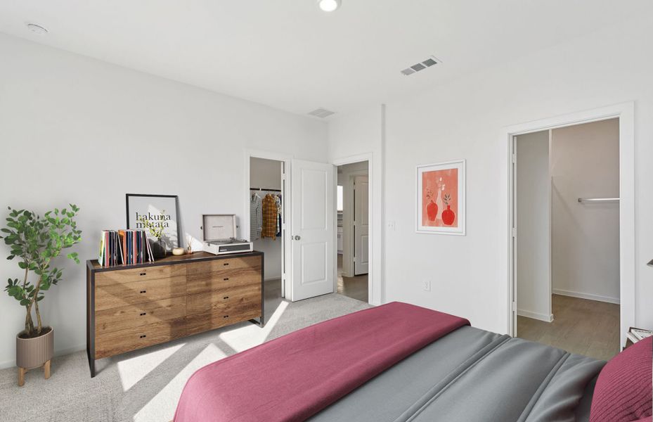 Furnished interior view inside a new home in Mavera, Conroe (Image 12).