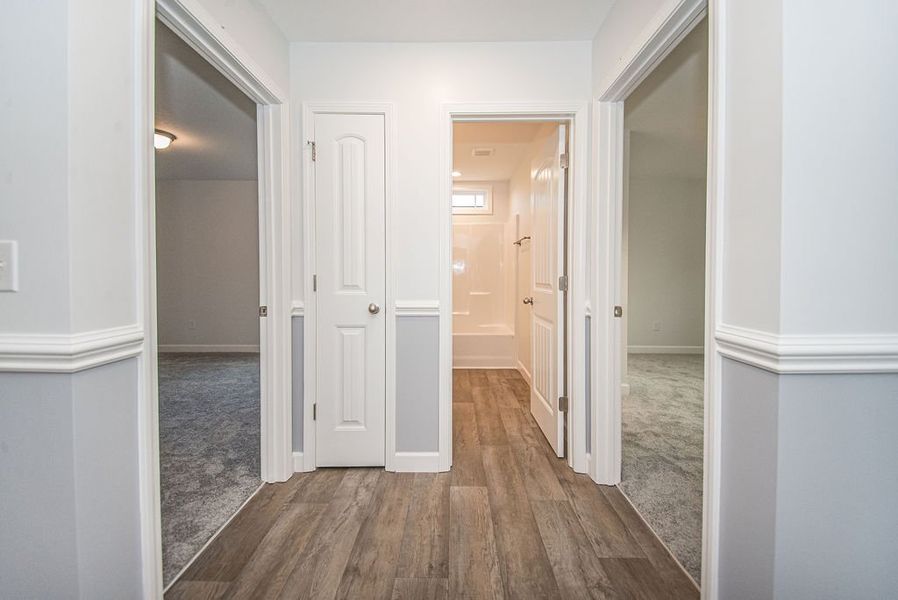 Representative unfurnished interior of a home built from the Arcadimont by Enchanted Homes in Lonesome Dove, San Antonio (Image 18).