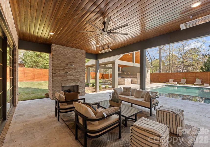 Exterior details and patio area of a home in , Charlotte (Image 26).