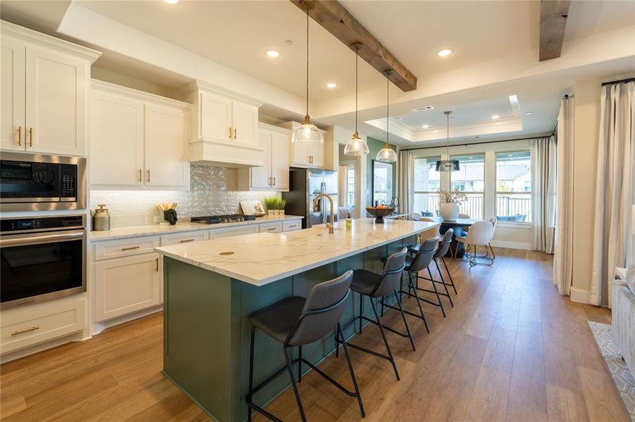 Furnished interior view inside a new home in , Prosper (Image 13).