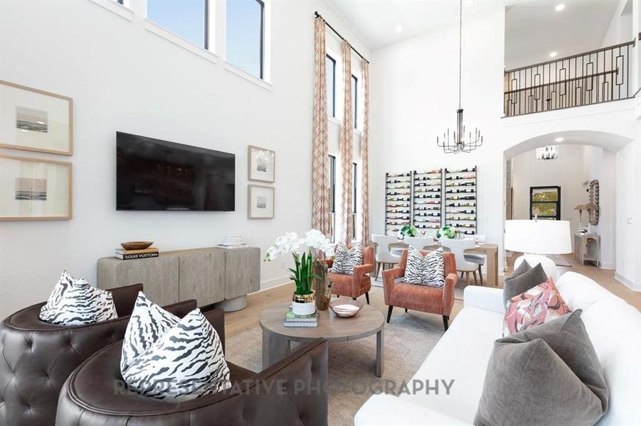 Furnished interior view inside a new home in Meraki, Forney (Image 24).