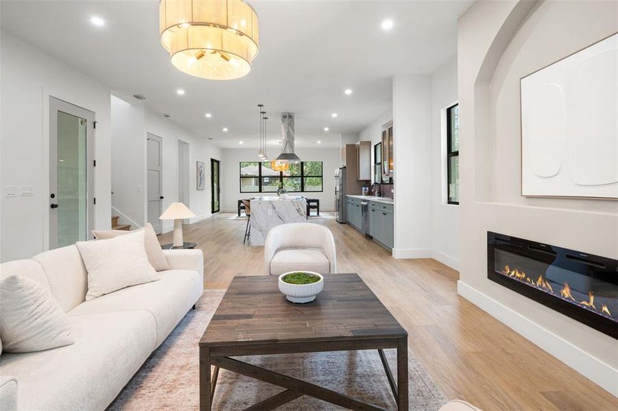 Furnished interior view inside a new home in , Tampa (Image 43).