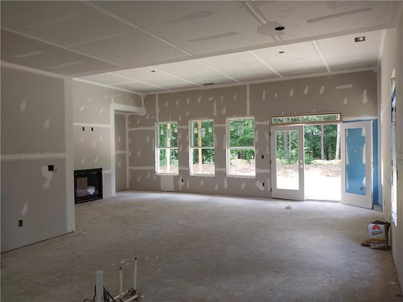 In-progress construction of a new home in Terraces at Paravel, Acworth, GA (Image 31).