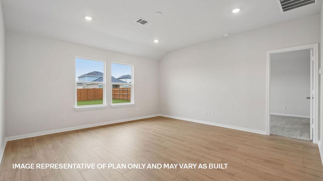 Representative unfurnished interior of a home built from the The Irvine by D.R. Horton in Thunder Rock, Marble Falls (Image 17). Representative unfurnished interior of a home built from the The Irvine by D.R. Horton in Thunder Rock, Marble Falls (Image 17).