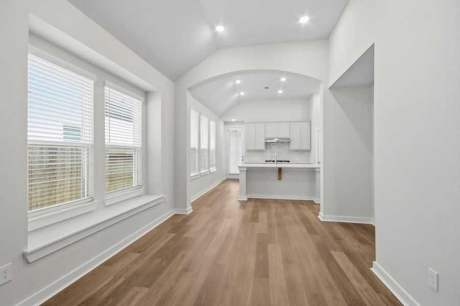 Dining Room has a charming window seat, along with space for a buffet or sideboard. Dining Room has a charming window seat, along with space for a buffet or sideboard.