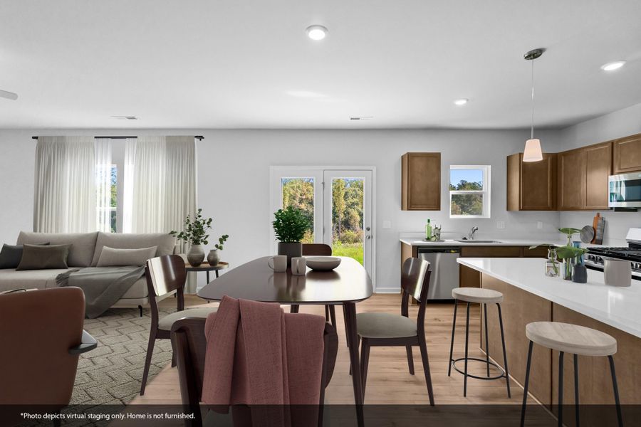 Furnished interior view inside a new home in Bell West, Kernersville (Image 8).