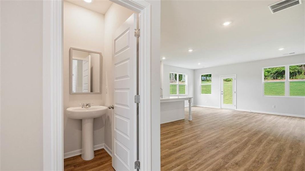 Furnished interior view inside a new home in Brookland Commons, Monroe (Image 6).