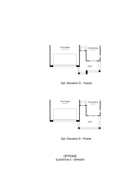 2D floor plan layout of this home in Paradisi Discovery Collection, Surprise, AZ (Image 3).