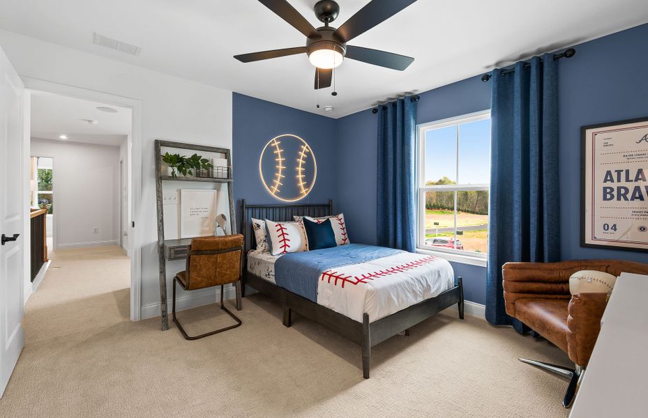 Furnished interior view inside a new home in Berkeley Mill, Cumming (Image 29).