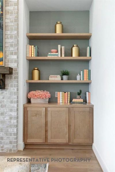 Furnished interior view inside a new home in Goodland, Midlothian (Image 12).