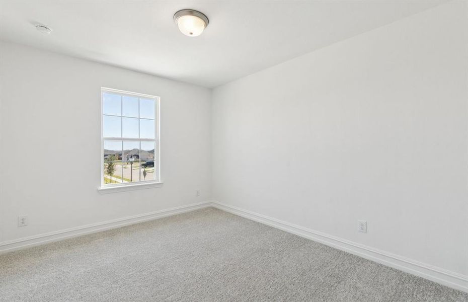 Spacious third bedroom